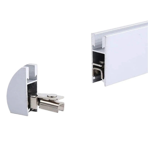 Full Extension Side Mount Drawer Slides Kit 4 Pieces Stainless Steel Silent Glide With Removable Clip For Easy Install Built Tough Track