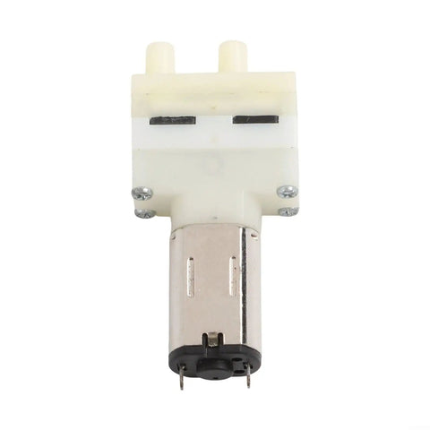 Heavy Duty Water Pump Motor Replacement For Robot Vacuum Cleaners, compact build with dual outlet ports and metal shaft.