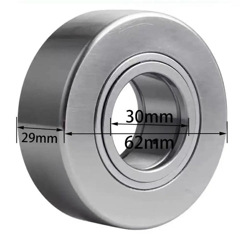 Top Tier Support Roller Needle Bearing NURT30R, 30mm diameter, 62mm outer, precision part for car transmission repair.