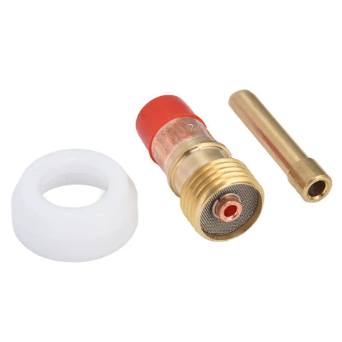 7 Piece Welding Accessory Kit With Ceramic Nozzles Collets Gas Lens Cups And Gaskets For WP17 WP18 WP26 Welding Guns parts