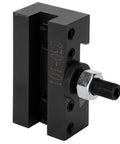Rock Solid Quick Change Boring Tool Holder Set With Top Shelf High Carbon Steel Clamps showing a precision tool clamp with threaded bolt.