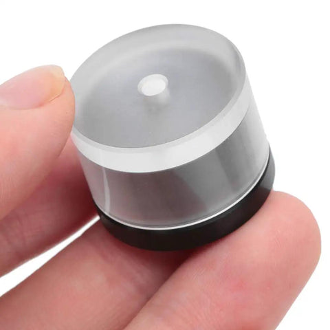 Close-up of Pro Grade Mainspring Barrel Tool For Close Press And Movement Assembly Watch Clockwork Cover Winder in hand