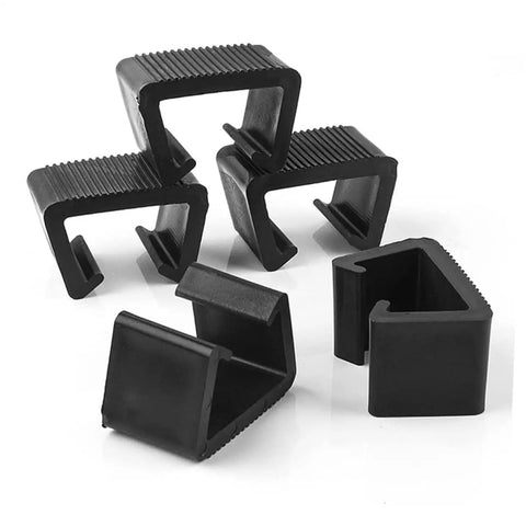 Outdoor Furniture Clips For Rattan Sofas And Wicker Chairs No Hassle Easy Install Patio Sectional Fasteners, black plastic