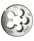 1/2-28 Right Hand Tap Die Set For Metalworking, Pro Grade Workhorse Heavy Duty High Speed Steel Tools, Precise 1/2-28 Thread Cutting And Repair, Includes Straight Fluted Round Die And RH Cutting Tool.