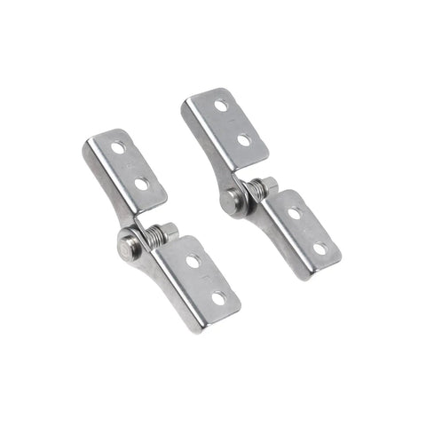 No Hassle Stainless Steel Flip Hinge Damper Set Two Pack includes quick install screws and detailed hinge mechanics.