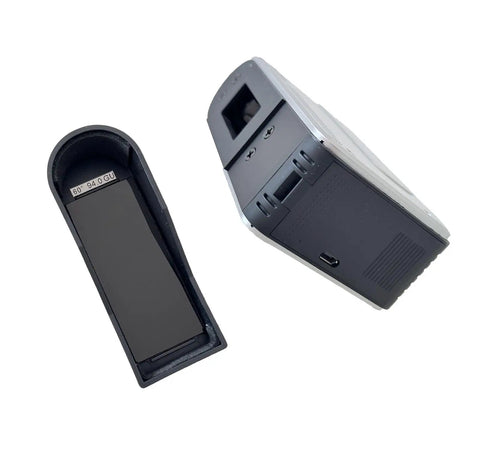 Gloss Meter 0 To 200 GU Pro Grade Instrument With ISO2813 ASTM D523 GB9754-88 GB9966.5 Standards showing lens and base