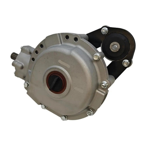 Built Slick Rear Differential Bearing Carrier Assembly For Polaris RZR 800 ATV UTV 2012 2014 OEM 3235354 viewed from the side, showing details.
