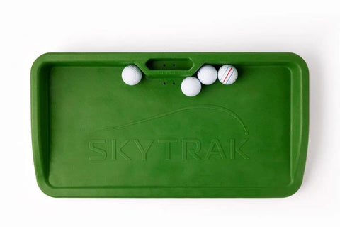 Ball tray from All In One Golf Simulator Studio Pro Package With Launch Monitor, Rugged Case, perfect for small spaces.