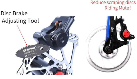 Disc Brake Adjusting Tool with Four Pairs Disc Brake Pads Set For SRAM Avid Elixir E1 E3 E5 E7 E9 CR XO XX DB1 DB3 DB5 Nutt Oil