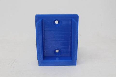 Blue Five Pack Tool Mount Holder for 24V Tools made of durable PLA plastic, front view, easy to mount and use in garage or workshop.