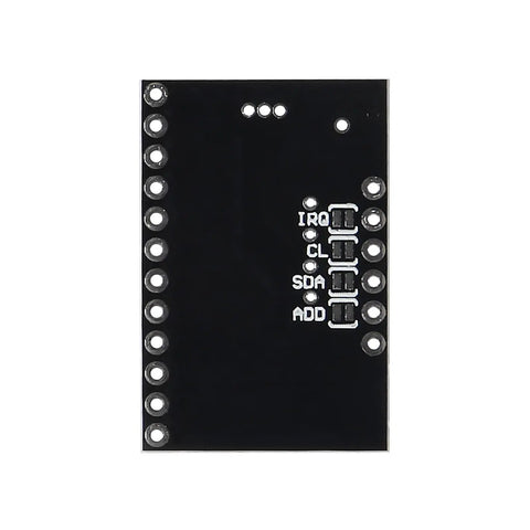 Back view of Eight Pack MPR121 Capacitive Touch Sensor Breakout Board With I2C Interface For Keyboard DIY Projects V12 Controller Module