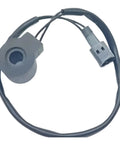 Heavy Duty 12V Excavator Solenoid Coil Replacement for EX55 Construction Equipment, Durable Hydraulic Switch, Easy Install, High Performance Electrical Coil for Excavator Parts, gray wired connector