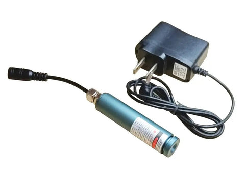 Slick Plug And Play Water Resistant 650nm Red Line Laser Module With Adjustable Beam And Mount Stand Ace Portable Alignment Tool No Fuss Diy Project Kit Sweet For Party Layouts with adapter.