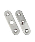 Stainless Steel Self Closing Reversible Door Hinge Hardware 360 Degree Rotating Pivot For Home Office Kitchen Bath Heavy Duty