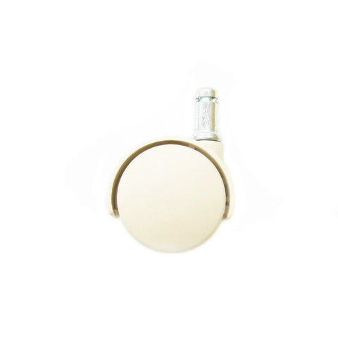 Almond chair casters replacement with 1-3/4 inch wheel.