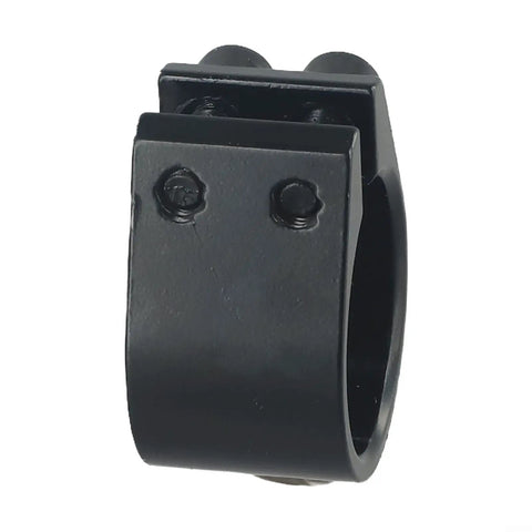 Double Bolt Aluminum Seatpost Clamp For Bikes, 31.8mm Diameter, Lightweight But Tough, Black And Silver, Premium Forged Alloy