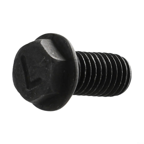 5-Pack Heavy Duty M8 X 18mm Left Hand Thread Hex Flange Screws Made From High Strength Carbon Steel for industrial machines
