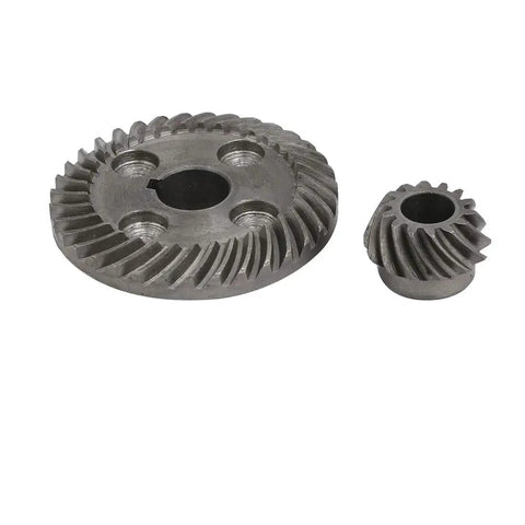 Beefy 90 Degree Bevel Gear Set 3 Piece For Spiral Helical Drive Precision Replacement Parts In Gray Metal Ring Gear 35 Teeth