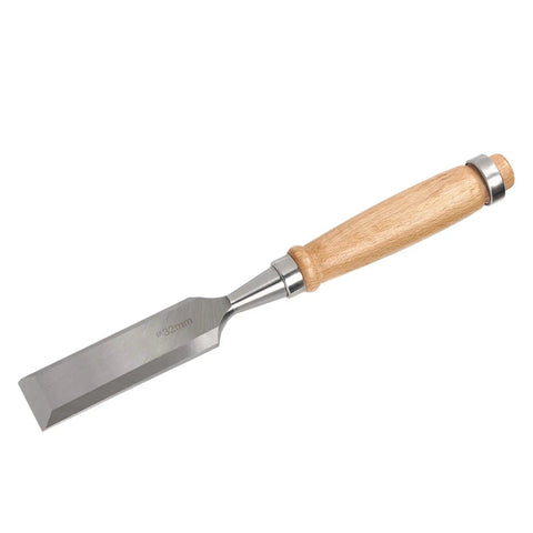 Beefy Flat Chisel For Carpentry With Wooden Handle 32mm Alloy Steel Cutting Tool For Woodworking Mortising Paring And Joinery