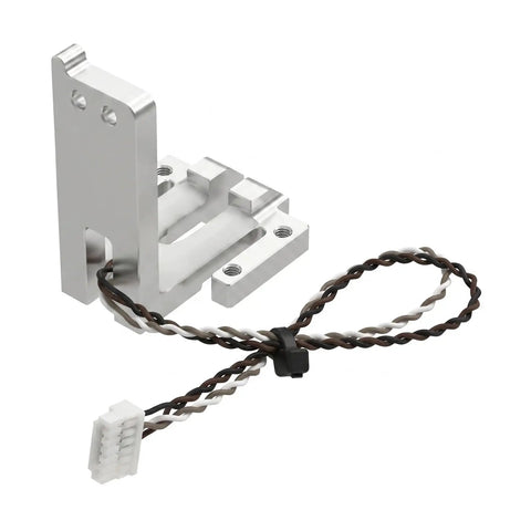 Replacement Auto Leveling Sensor With Metal Mounting Block And Cable for Creality i7 3D Printers, close-up view.