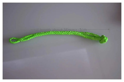 Soft Shackle 2 Pack Green 6mm By 80mm For Boating ATV UTV SUV 4x4 Truck Recovery With Recovery Rope Winch Shackle Easy To Undo