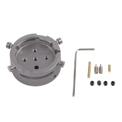 Metal Watch Movement Holder For 7750 Movement Repairing And Maintenance Durable Precise Tool with accessories