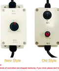 Comparison of new and old style speed controllers for 100W Concrete Vibration Motor With Speed Controller For 110V 3600 RPM.