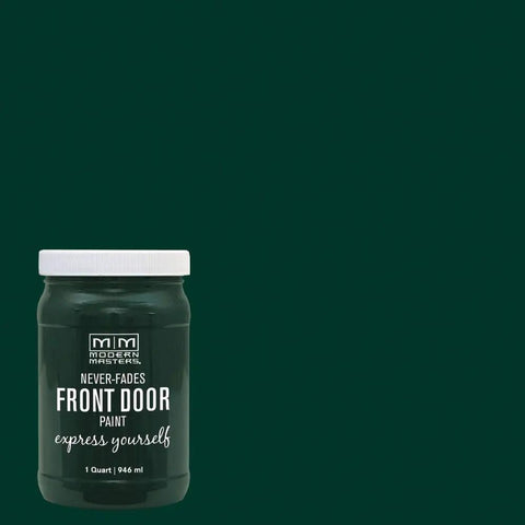 Front Door Paint Satin Finish For Interior And Exterior Use On Metal And Wood Doors And Shutters, Water Based Quart
