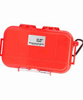 Red Outdoor Survival Shockproof Storage Box and Cover Durable ABS and Stainless Steel Container Airtight and Portable EDC Organizer