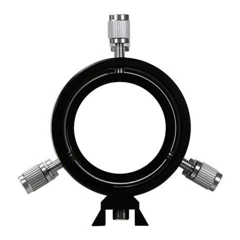 1.25 Inch Telescope Guide Mirror With Dual Speed Focusing, 50mm Aperture, 180mm Focal Length, black round mount