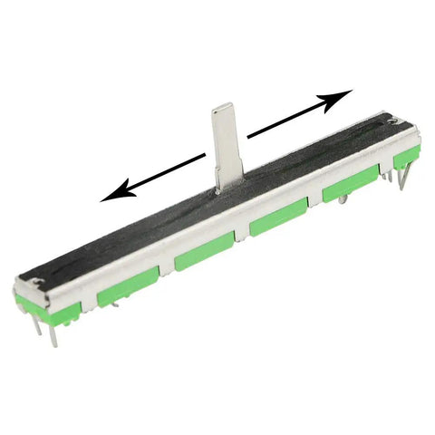 10K Ohm Double Linear Slide Potentiometer B103 Pack, Drop-In Ready Electronic Potentiometer For Volume, Tone, And Screen Control