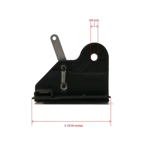 Beefed Up Screw Drive Carriage Replacement For Garage Door Opener 36179R.S And 39179R-S shown with size measurements