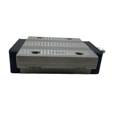 HSR30LA Linear Guide Rail Slider Block Kit, industrial-grade carriage for 3D printer projects, front view.