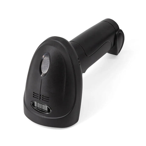 Black Wireless 1D Barcode Scanner For Retail Logistics Library And Warehouse USB Wired And 2.4G Dual Connection