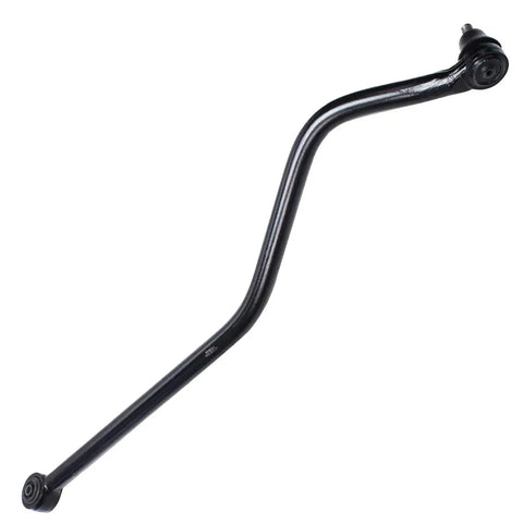 9Pc Front Suspension Kit for 1997-2006 Jeep Wrangler Includes Drag Link, Three Tie Rods, Two Adjusting Sleeves, One Track Bar, and Two Sway Bar Links Replaces Pitman Arm to RH Steering Arm, Built for Tough Trails; black drag link