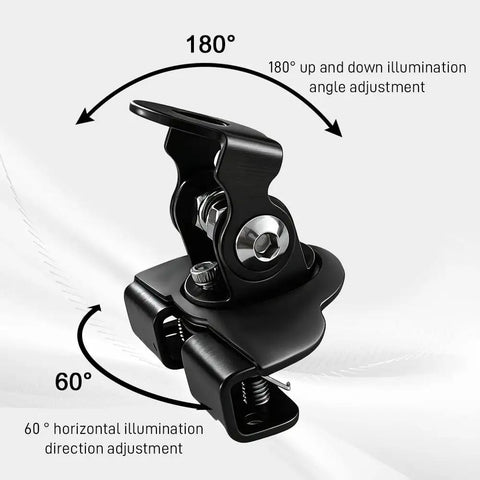 Off Road Hood Light Mount Bracket 2 Pack With Adjustable Pillar Light Bar Clip for auto engine hood edge, angle adjustment