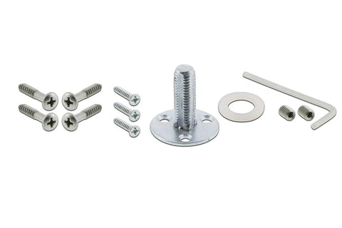 Tools and screws for New York Plate And Interior White Porcelain Round Door Knob Set For Interior Doors, Vintage-Inspired Hardware