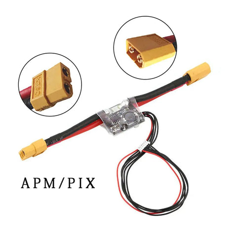 Power Module BEC 5.3V 2.25A for APM Flight Controllers with Deans plug and wiring detail