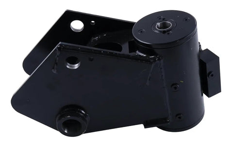 Heavy Duty Hydraulic Platform Rotate Actuator Straight Up Drop In Swap For Boom Lifts Smooth Operator Design view side angle with mounting holes