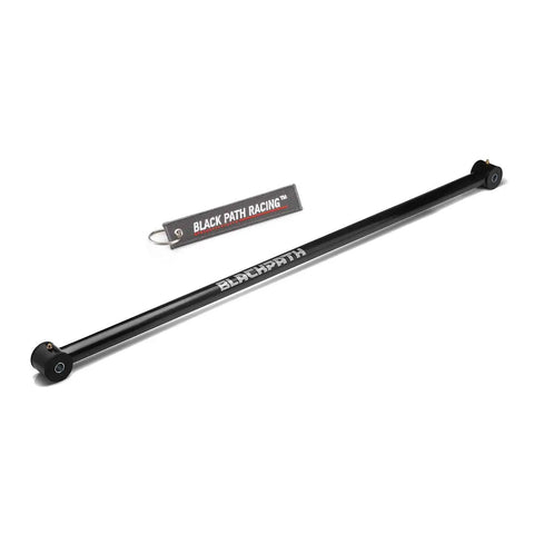 Beefed-Up Rear Panhard Bar For Camaro And Firebird F-Body 1982-2002 Upgrade Replace Factory Bar With CAD Designed Laser Cut 1.25x.120 DOM Tubing TIG Welded For Chevy Pontiac Suspension black rear bar with bushings
