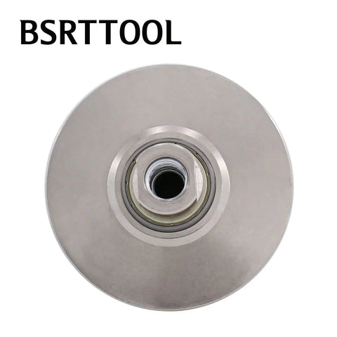 Top view of Diamond Router Bit 1-1/4 Inch Full Bullnose Profiler Wheel Vacuum Brazed For Granite Concrete Marble Stone 5/8-11 Thread.