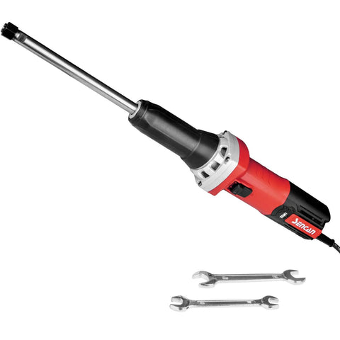Six Inch Extra Long Extension Electric Die Grinder with Quarter Inch Collet Variable Speed Corded Power Tool for Metal