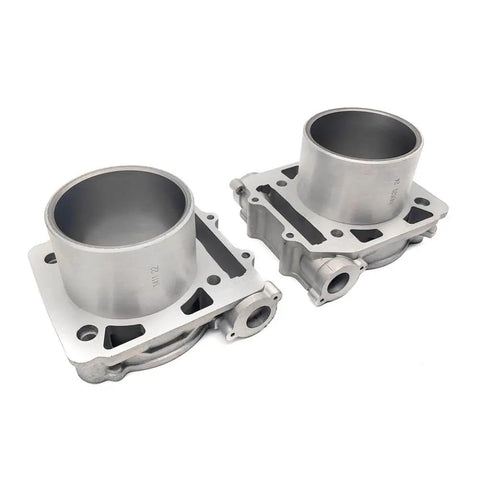 Gnarly Quad Engine Rebuild Kit Featuring Heavy Duty Crankshaft Plain Bearings And Complete Cylinder Block Assembly For Hisun Ys800 Massimo Atv. Detailed view of aluminum cylinder block components.