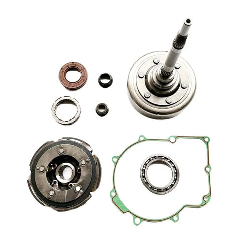 Unlock Ridiculous Torque Delivery With This Bulletproof Wet Shoe Clutch Drum Housing Carrier And Zero Lag One Way Bearing Kit components.