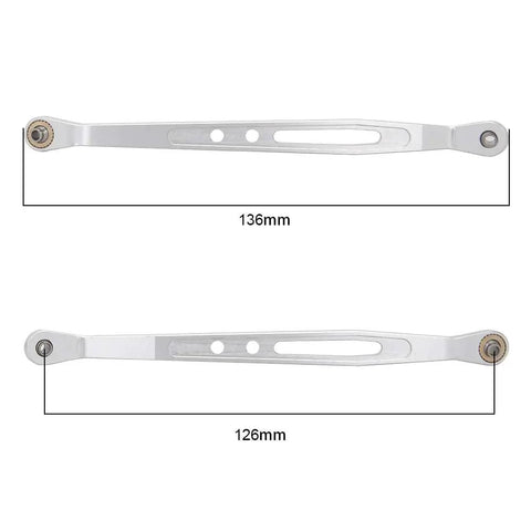 8 Piece Aluminum Alloy Chassis Linkage Rod Arm Set Upper And Lower Suspension Linkage For 1 By 10 Axial Wraith 90018 RC Car Upgrades