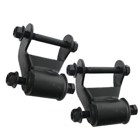 Pair Rear Leaf Spring Shackle Repair Kit For GMC Trucks Fits K2500 P1500 P3500 LH RH Shackle Brackets Bolts Nuts