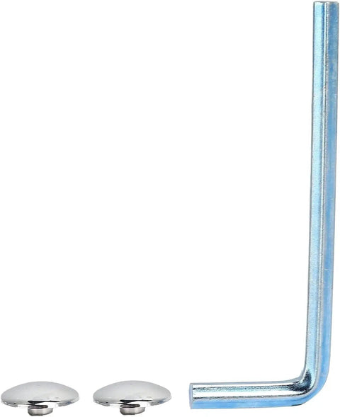 Top Shelf Heavy Duty Frameless Glass Door Hinges Constructed From Premium Corrosion Resistant 304 Stainless Steel, includes tools and mounts.