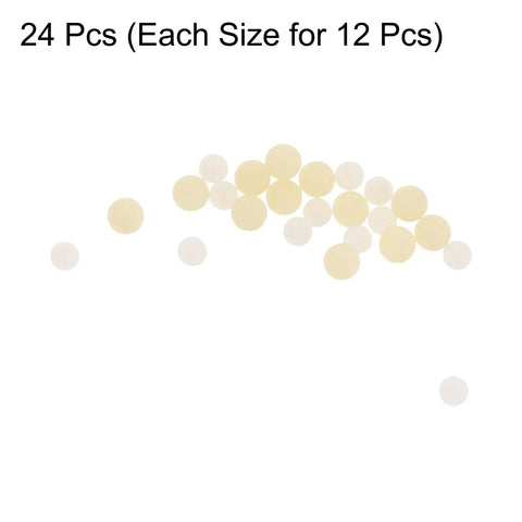 24 Pcs Heavy Duty Solid Nylon Bearing Balls With Smooth As Silk Rotation And Top Shelf Alkali Resistance for projects.