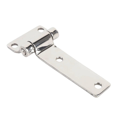 Heavy-duty marine RV door hinge in 304 stainless steel.