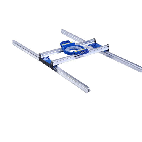 Precise Router Sled For Flat Slab Planing, Aluminum Alloy Guide With Low Friction Slide, adjustable sled on white background